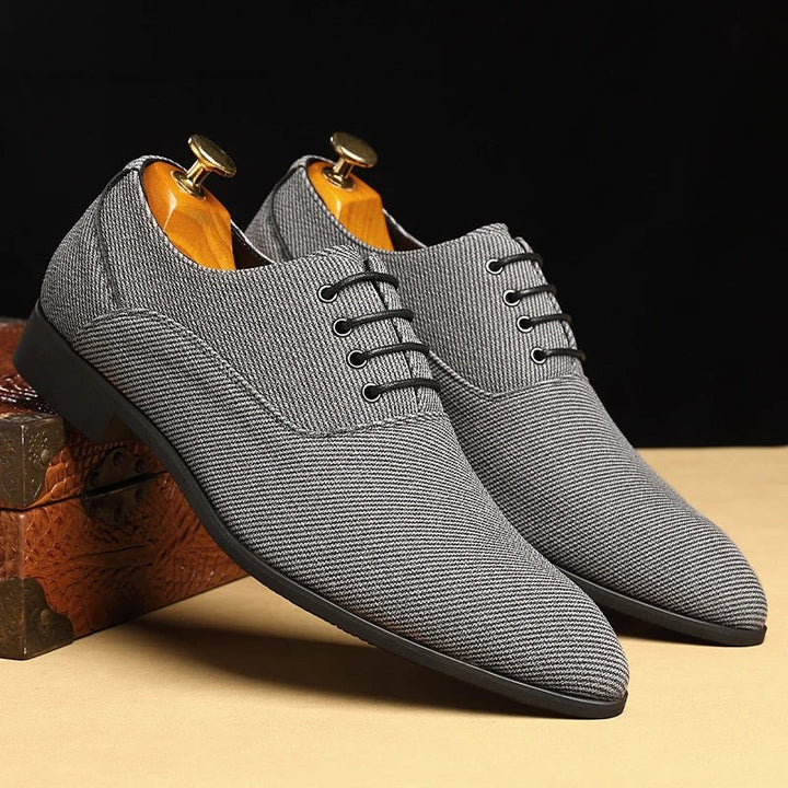 KINGSLEY WOVEN CANVAS OXFORDS