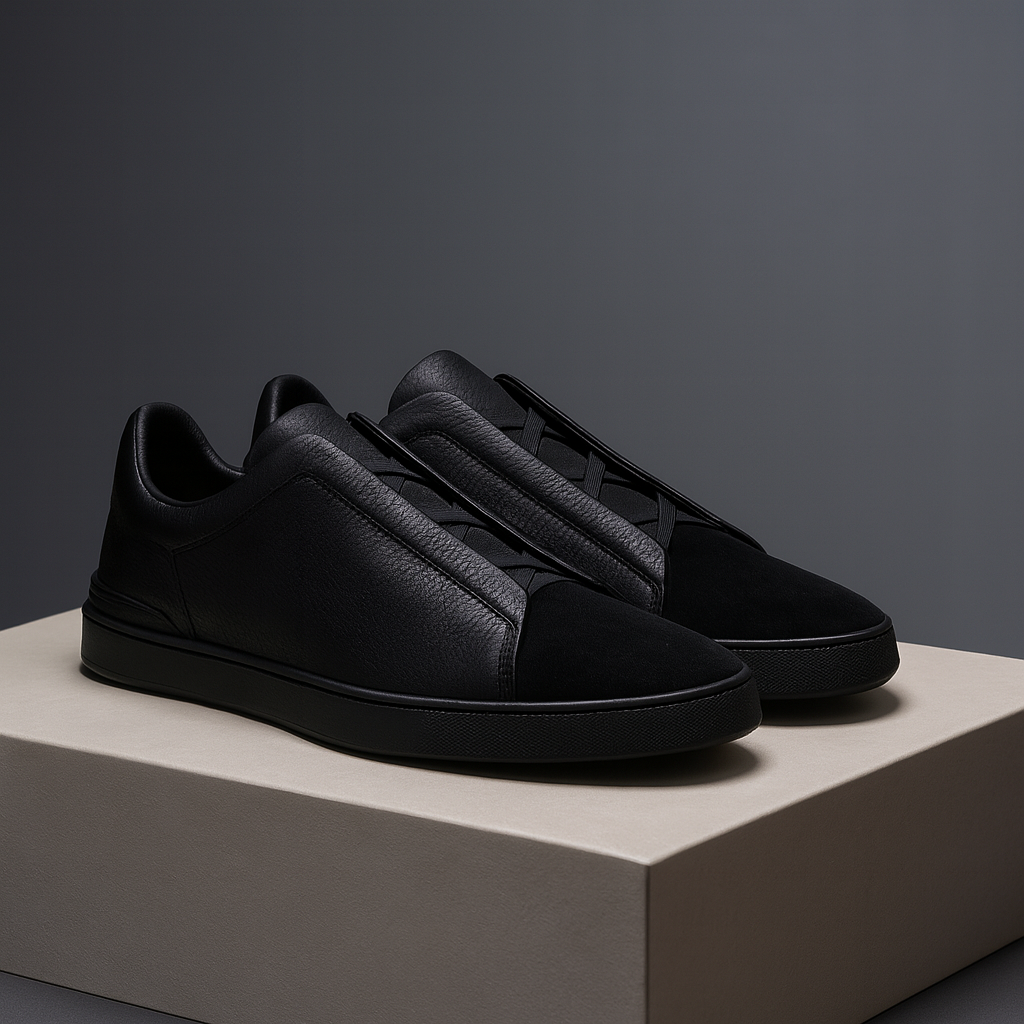 MASSIMO LEATHER SNEAKER