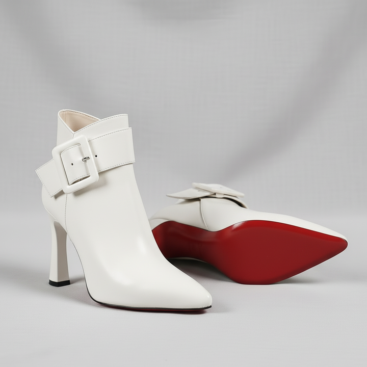 Victoria Stiletto Leather Boots