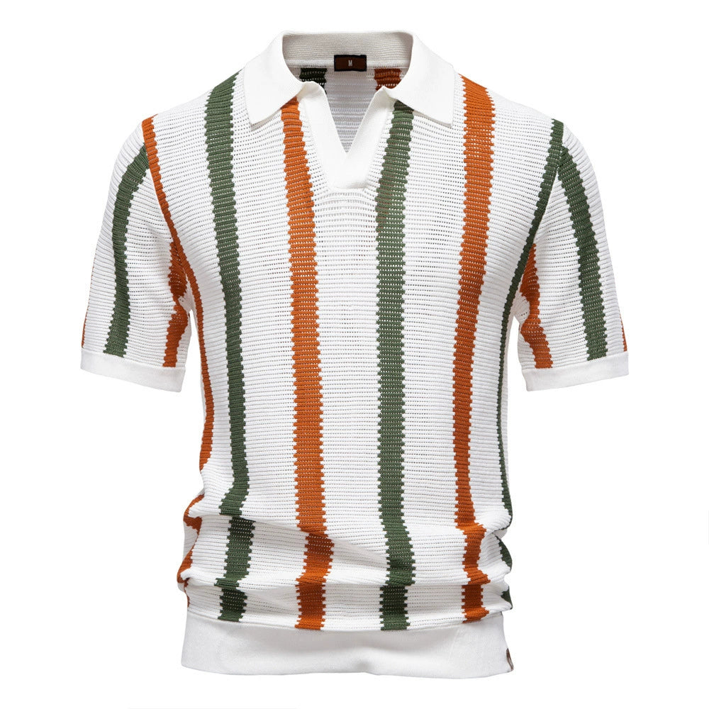 MARCELLUS KNIT POLO SHIRT