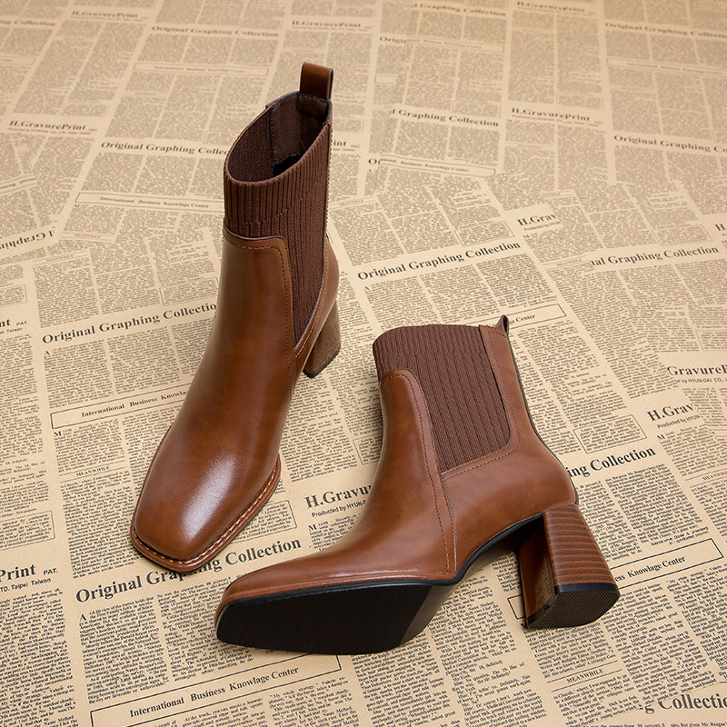 Raffaella Bruno Leather Chelsea Boot