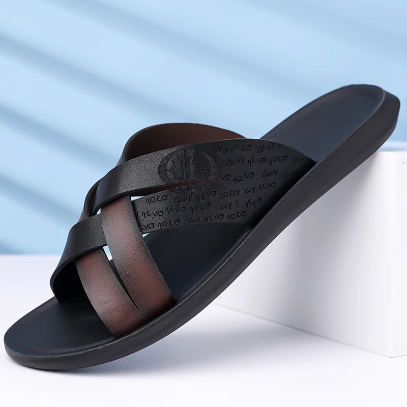 Santorini Leather Sandals