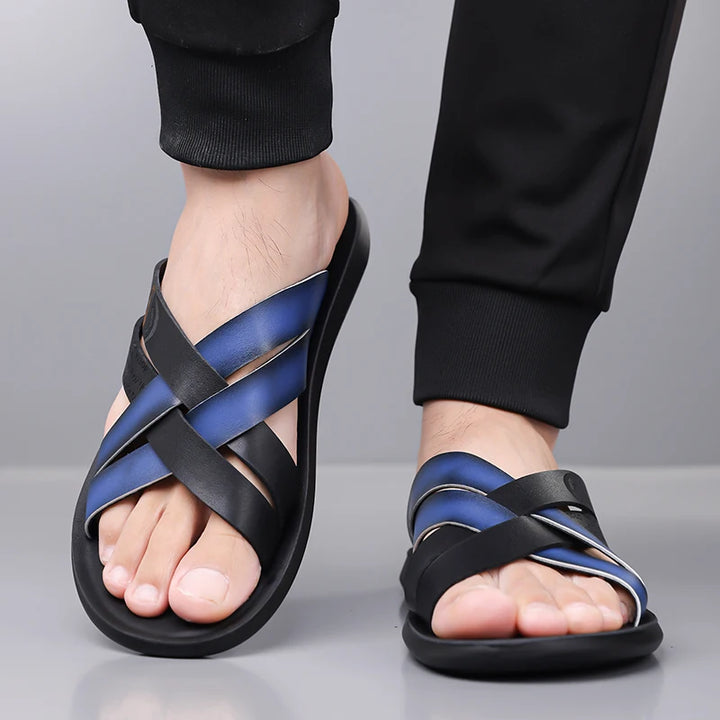 Santorini Leather Sandals